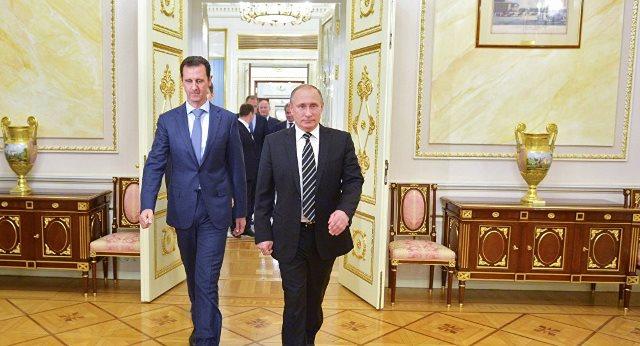 بوتين يتصل بالأسد، ويوعز بإغلاق أجواء 
